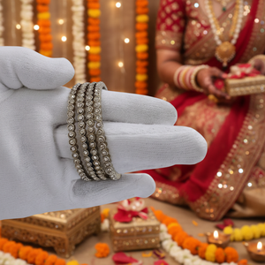 Luxury Gold Plated Tungsten Multi Color High Quality Traditional <b>Indian</b> Bridal Wedding Party Anniversary Gift <b>Bangles</b> Set for - Product Image 3