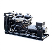Générateur de puissance JPF à cadre ouvert silencieux haute efficacité 50KVA-500KVA Diesel/Gaz Naturel Auto DC avec ATS