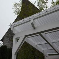 Plaque de toiture en polycarbonate alvéolaire BH ondulée incassable de 2,8 mm