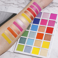 L663 Palette d'ombres à paupières Vegan Caméléon Métallique Chaud Marque privée Fard à paupières Vente en gros Pas cher