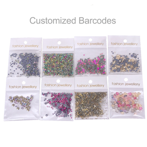 Ss6 Ss8 Ss10 Ss12 Ss16 Ss20 Ss30 Nicht Hotfix Harz Flache Glas-Strasssteine für Halloween und Weihnachten im Großhandel - Product Image 2