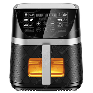 Freidora de Aire de 8L, la Mejor Según Consumer Reports, Buen Precio, Acero Inoxidable, Sin Aceite, Pantalla LCD Digital Inteligente - Product Image 6