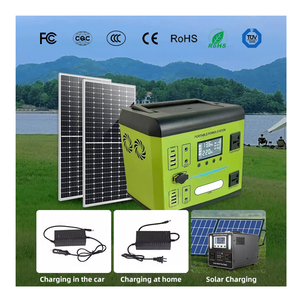 สถานีไฟฟ้าพกพาคุณภาพสูง 600W/1000W/2400W กันน้ำ ระบบกักเก็บพลังงานแสงอาทิตย์ สำหรับไฟ LED กลางแจ้ง - Product Image 3