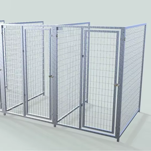 กรงสุนัขชุบสังกะสีแบบจุ่มร้อนในร่ม/กลางแจ้ง - Product Image 1