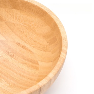 Insalatiera ecologica in bambù e legno 100% Design rotondo - Product Image 6