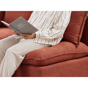 Chaise sectionnelle modulaire de meubles d'ensemble de sofa de salon de toux de velours de courbe pour la maison - Product Image 5