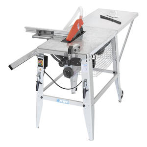 Sierra de Mesa Fervi con Extracción de Polvo, Soporte Metálico, Capacidad de Corte de 10 Pulgadas, para Uso en Talleres de Carpintería - Product Image 1