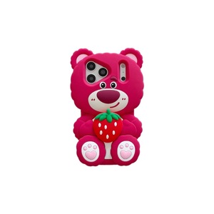 Custodia per telefono antiurto in silicone 3D a forma di orsetto rosa per 18 <span class=keywords><strong>Pro</strong></span> <span class=keywords><strong>Max</strong></span>/17/16/15/14/<span class=keywords><strong>13</strong></span>/12 <span class=keywords><strong>Pro</strong></span> <span class=keywords><strong>Max</strong></span> - Product Image 6