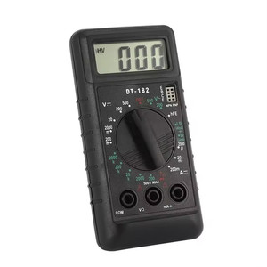 Mini multimètre numérique DT-182, mesure de tension DC/AC, voltmètre de poche, ampèremètre, testeur de diode et de triode, nouveau - Product Image 1