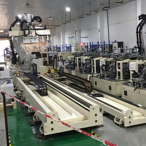 Rail de robot 7ème axe haute précision monté au sol, robuste, avec PLC et servomoteur électrique 380V/220V, capacité 7ème axe - Product Image 3