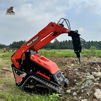 Mini Wheel Skid Steer Loader XC1100 Laris Manis, Traktor Front Loader Harga Murah
