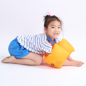 <b>Roll</b> <b>Ups</b> Inflatable Arm Floats For Kids And Adults Orange Blue Round PVC Swimming Rings Water Toys 3 Years Old Plus - Product Image 3