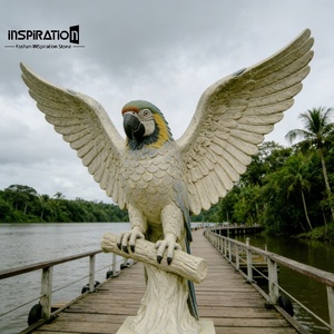 Escultura de Animal de Piedra de Poliresina, Ligera, Resistente a la Intemperie, Estatua de Animal de Piedra Artificial para Jardín, Escultura de Animal de Piedra GRC - Product Image 1