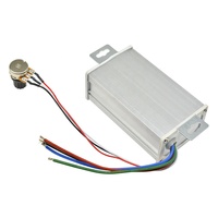 Contrôleur de vitesse de moteur DC PWM 9-60V 20A à variation continue, modulateur de largeur d'impulsion, potentiomètre rotatif 100K pour la vitesse du moteur
