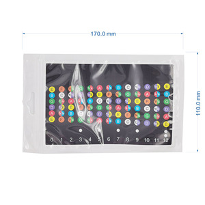 Öğrenmek gitar sekmeleri renk kodlu not çıkartmaları klavye Frets harita Sticker gitar klavye çıkartmalar acemi - Product Image 6