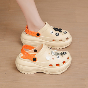 New Summer Thick Bottoming Outside Wear Eva Clip Toe <b>Flip</b>-<b>flops</b> Female Eva Ladies Slides Sandals <b>slippers</b> for Women - Product Image 2