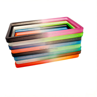 Protège-cartes de visite en TPU à paillettes multicolores, 35pt, sans support, antichoc, style clip