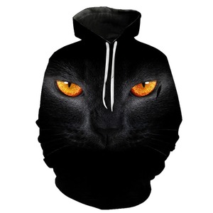 Fitspi-Sudadera con capucha para hombre y mujer, con estampado <span class=keywords><strong>3d</strong></span> de gatos y animales, abrigo informal para niños y niñas - Product Image 5