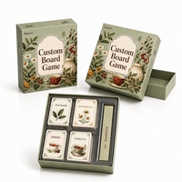 Jeu de cartes personnalisé pour mélange de thés botaniques, idéal pour les marques de thé, les cafés, l'hôtellerie et les promotions de cadeaux