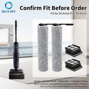 Roller <strong>Brush</strong> and Filter Kit Fit for Tineco Floor One S9 Artist <strong>Pro</strong> /S7 Stretch /S6 Stretch /i5 I6 Stretch Vacuum Cleaner Part - Product Image 5