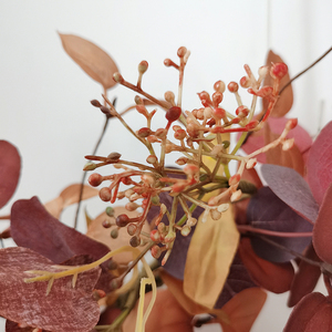 Mùa Thu Vòng Hoa Bán Buôn Nhân Tạo Mùa Thu Hoa Làm Bạch Đàn Lá Vòng Hoa Với Quả Faux Hoa Hoang Dã - Product Image 2