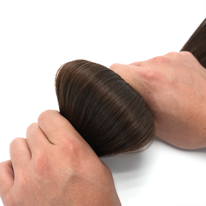 Estensioni per capelli umani all'ingrosso Lanxun Double Drawn con piume, estensioni per capelli con piume all'uncinetto, fornitori di capelli vergini Remy - Product Image 4