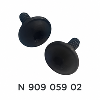 Vis autotaraudeuse à tête hexagonale, pièce d'origine Volkswagen, modèle : N 909 059 02. Compatible avec : véhicules Volkswagen, Audi, Skoda.