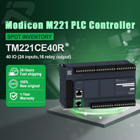 PLC TM221CE40R, 24DI, 16DO, Salida de Relé 2A, 100-240V CA, Ethernet Modbus TCP, 2AI, Modicon M221