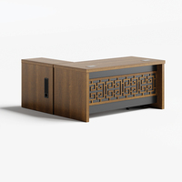 Bureaux de bureau exécutifs personnalisés en usine Bureau de direction en bois Table de bureau moderne