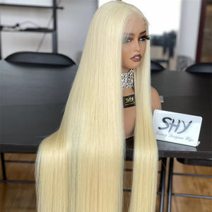 2024 Blonde Raw Extension de Cheveux Humains 36 Pouces Frontal avec HD Lace Silicone Era Tab pour les Femmes Perte de Cheveux-Design Patchwork - Product Image 1