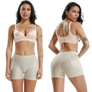Pantalones Cortos Moldeadores de Glúteos para Mujer, Talla Grande, Control Firme, Sin Costuras, <span class=keywords><strong>con</strong></span> Almohadillas de Cadera Gruesas, Tejido de Control - Product Image 1