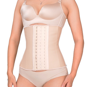 Corset amincissant pour femme, gaine colombienne avec crochets réglables, 3 crochets, en latex - Product Image 2