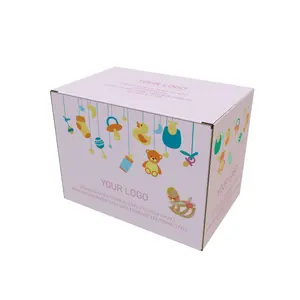 小型最小起订量儿童产品包装盒定制350gsm纸卡盒零售包装盒婴儿出牙玩具