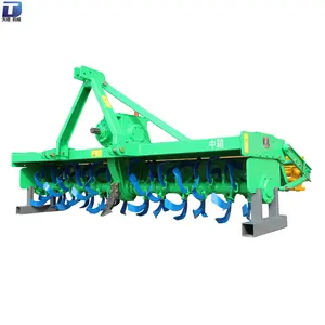 Rotary Tilling Hoe tugas berat Power Tiller vertikal rototiller cultivator Rotary Tiller 3 titik Hitch tugas berat Tiller