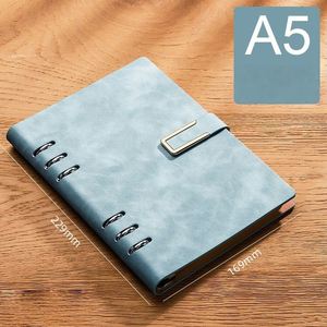 Cuaderno de Hojas Sueltas X418 A5 con Hebilla, Libreta de Negocios Minimalista de Alta Calidad para Oficina, Personalizable con Logotipo Impreso - Product Image 3
