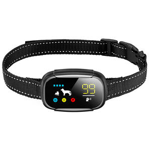 Collier anti-aboiement intelligent pour chiens, étanche, avec choc électrique, pour l'entraînement, avec 1 an d'autonomie de la batterie et garantie - Product Image 1