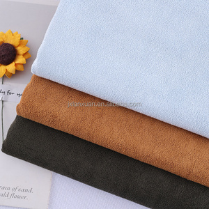 قماش ستائر من الألياف الدقيقة المخملية مزدوج الجانب متوسط الوزن قابل للتمدد بلون مخصص للملابس والأرائك - Product Image 4