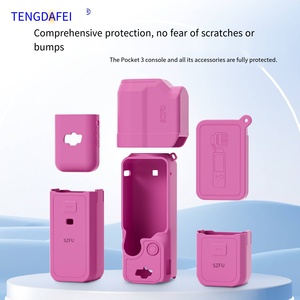 Vente en gros de coques en silicone pour Pocket 3, étui de protection anti-chute, coque de protection en silicone, accessoires pour caméra Osmo Pocket 3 - Product Image 3