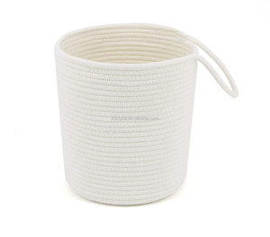 KUYUE corda di cotone intrecciata cesto appeso <span class=keywords><strong>felce</strong></span> intrecciata cesto appeso piante da fiore - Product Image 1