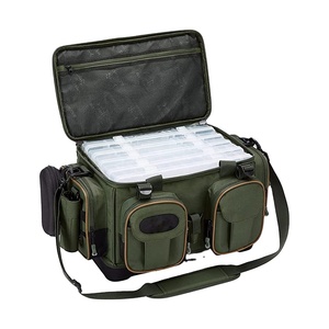 Échantillon gratuit, nouvelle arrivée BSCI, sac à bandoulière pour matériel de pêche, résistant à l'eau, léger, sac de rangement pour équipement de pêche - Product Image 1