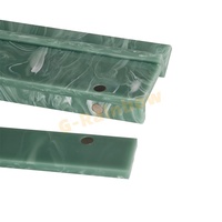 Support de Mahjong Américain Personnalisé en Lucite à Motif Marbre 19, 20, 21 Pouces, Supports de Mahjong en Acrylique Effet Marbre et Poussoirs Magnétiques 20 Pouces