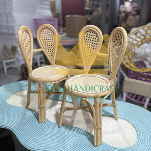 Silla de ratán hecha a mano de diseño personalizado para niños, fabricante OEM ODM, muebles naturales para bebés para decoración de asientos en interiores y exteriores - Product Image 5