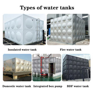 Réservoir de stockage d'eau potable en acier inoxydable 304 316 pressé à chaud, réservoir de stockage d'eau extérieur en acier inoxydable soudé ISO - Product Image 5