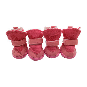 Pet Dog Cotton Shoes Winter Styles <strong>Cat</strong> Shoes Durable Non-Slip Snow <strong>Boots</strong> for Dogs - Product Image 6
