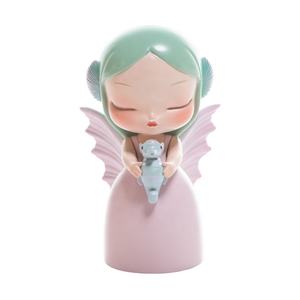 Blanc PVC nuit conte de fées océan <span class=keywords><strong>chanson</strong></span> voiture décorations mignon <span class=keywords><strong>petit</strong></span> bureau poupée ornements pour femme anniversaire jouet Figure Statues - Product Image 3