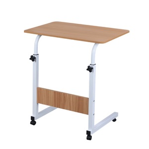 Adjustable Bedside <b>Table</b> Computer Desk 60x40cm Movable Multi Functional Home Study Desk With Wheels Modern Simple Style - Product Image 5