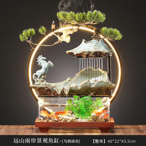 Style chinois Money Flow LEDOrnaments Creative Circulation <span class=keywords><strong>Eau</strong></span> Fish Tank Maison Salon Bureau Bureau Ouverture Cadeaux - Product Image 6
