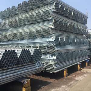 Tuyau <span class=keywords><strong>en</strong></span> acier rond galvanisé à chaud de 12 m de longueur, norme JIS/<span class=keywords><strong>EN</strong></span>/BS, technique ERW, certifié - Product Image 5