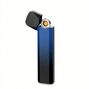 Hot Sales Personalization Custom logo <b>Windproof</b> Cigarette <b>Lighter</b> Metal Electric <b>Lighter</b> for Smoke - Product Image 2
