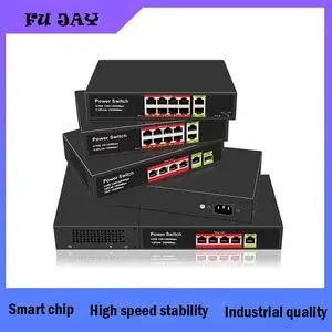 מקורי חדש 24 יציאות 10/100/1000 Poe + 2 Gigabit Ethernet ממשק + 2 SFP אופטי ממשק Poe מתג